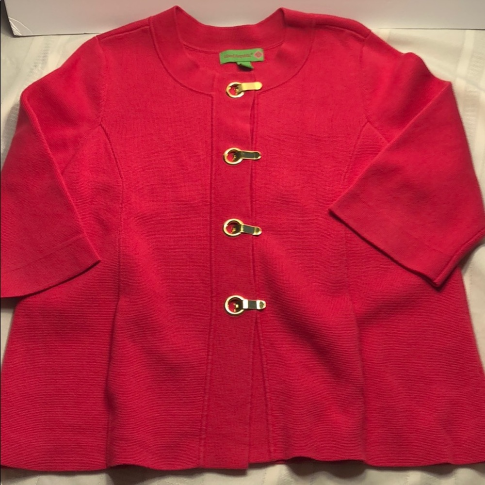 Island Republic pink cardigan with hinged closures